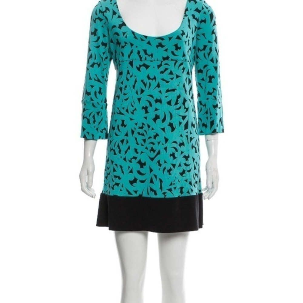 DVF Silk Stretch Knit LAETITIA Mini Dress